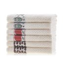 Ver imagem 1 de Kit 6 Pano de Copa Prato Atoalhado Felpudo Gourmet