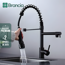 Ver imagem 1 de Torneira Gourmet Monocomando Preta Cozinha com Spray Mesa