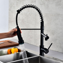 Ver imagem 2 de Torneira Gourmet Monocomando Preta Cozinha com Spray Mesa