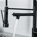 Ver imagem 7 de Torneira Gourmet Monocomando Preta Cozinha com Spray Mesa