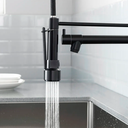 Ver imagem 5 de Torneira Gourmet Monocomando Preta Cozinha com Spray Mesa