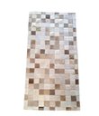 Ver imagem 1 de Tapete de Couro Passadeira Natural Champanhe 2,00 x 0,60 m