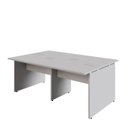 Ver imagem 6 de Plataforma de Trabalho 4 Lugares 1,80m X 1,20m Pé Painel F5 Cor:cinza