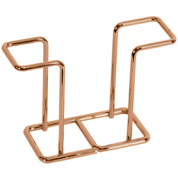 Porta Guardanapos de Papel Mesa Cantinho do Café Lancheria Rose Gold - 3