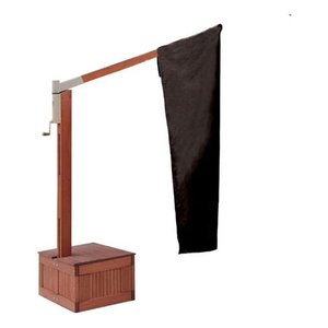 Capa para Ombrelone Suspenso Impermeável 240x57x57cm C Ziper