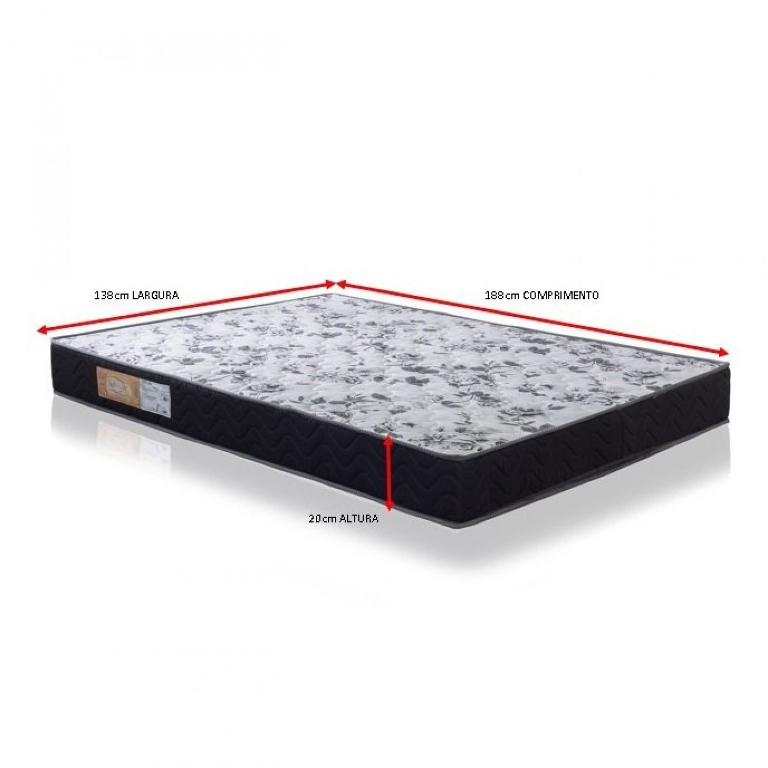 Colchão Casal Softflex 20x138x188cm Regente DN-23 | MadeiraMadeira