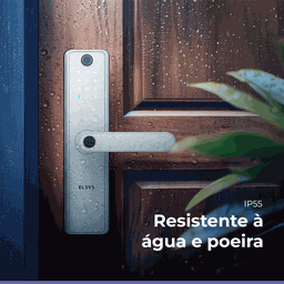 Fechadura Digital de Embutir Esf-de51001 Sax Prata Elsys - 6