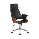 Ver imagem 1 de Cadeira de Escritório Presidente em Corino e Madeira Coimbra