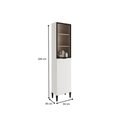 Ver imagem 2 de Paneleiro de Cozinha Alpha 2509 C/ 2 Portas (1 C/ Vidro Canelado) 50cm Freijo - Carraro