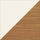 Ver imagem 5 de Nicho para Livro Retangular de Parede 99x33 Cm Mdf Freijó Off White Dalla Costa