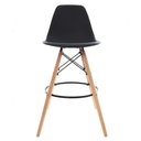 Ver imagem 2 de Banqueta Alta Charles Eames Eiffel Preta.
