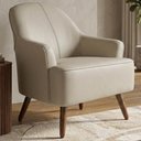 Ver imagem 2 de Poltrona Decorativa Naomi Pes Madeira Courino Tcs 725 Moll