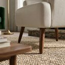 Ver mais imagens de Poltrona Decorativa Naomi Pes Madeira Courino Tcs 725 Moll