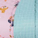 Ver imagem 6 de Kit Cobre Leito Colcha Joy Kids Solteiro Infantil 2 Peças Micropercal 200 Fios - Foxy Raposa Rosa