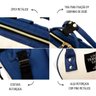 Mochila Mala Bolsa Maternidade Multiuso Multifuncional Azul - 5