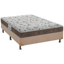 Ver imagem 1 de Cama Box Casal: Colchão Espuma Probel D45 Advanced + Base CRC Suede Clean(138x188)