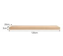 Ver imagem 1 de Prateleira MDF 30mm LED 120x20 Suporte Invisivel Carvalho 3000k 220V