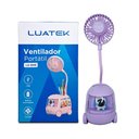 Ver imagem 2 de Ventilador de Mesa Porta Lápis Recarregável Luatek