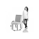 Ver imagem 6 de Conjunto: Mesa de Cozinha Lins C/ Tampo Madeirado 120x80cm e 4 Cadeiras Vita Nature/off White -