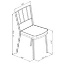 Ver imagem 3 de Cadeira para Sala de Jantar em Aço Paraty