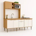 Ver imagem 2 de Cozinha Compacta 123cm com Balcão Cooktop Elegance