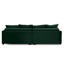 Ver imagem 7 de Sofá Cama Retrátil e Reclinável 2,50m com Molas Carol Veludo Verde Adonai Estofados