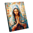 Ver imagem 1 de Quadro Decorativo Virgem Maria em Grid Arte Variação