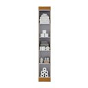 Ver imagem 2 de Guarda-roupa Modulado Cecília 1 Porta Cinamomo/off White - Pnr Móveis
