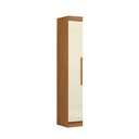 Ver imagem 3 de Guarda-roupa Modulado Cecília 1 Porta Cinamomo/off White - Pnr Móveis