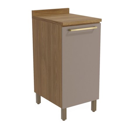 Armário de Cozinha Balcão 40cm com Tampo e Pés Botanic Kappesberg