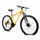 Ver imagem 1 de Bicicleta Mountain Bike Nero 6 Aro 29 Quadro Alumínio 21 Marchas Absolute Amarelo 15