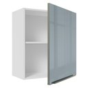 Ver imagem 6 de Armário Aéreo Madesa Lux 60 cm 1 Porta Branco/Cinza