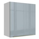 Ver imagem 1 de Armário Aéreo Madesa Lux 60 cm 1 Porta Branco/Cinza