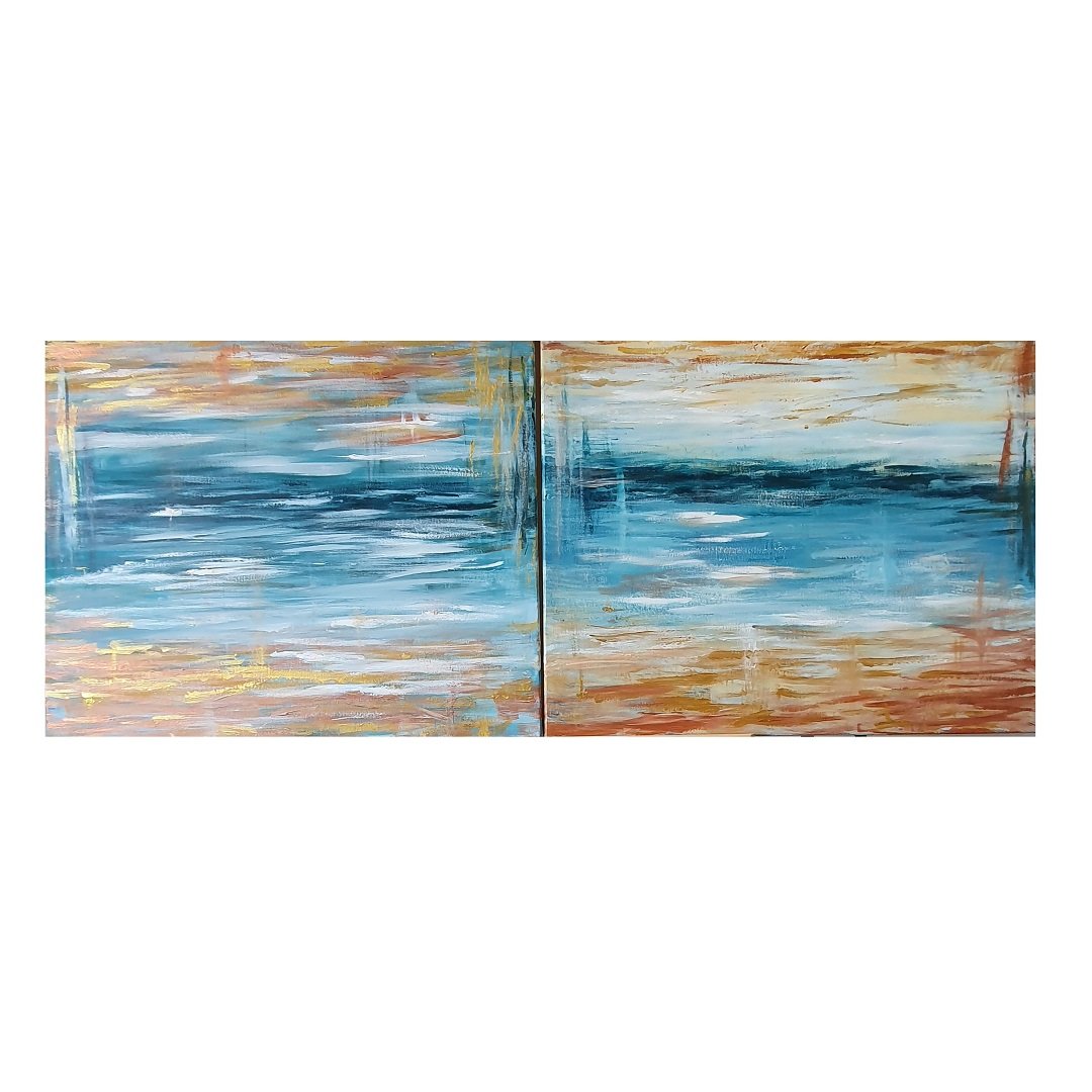 Brisa do Mar | Quadros DeCoração by Patricia Carlin | Obra Autoral | Arte Abstrata | - 5