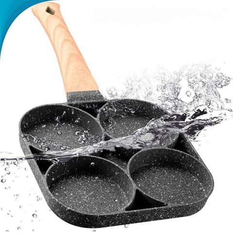 Frigideira 4 Compartimentos Antiaderente para Indução