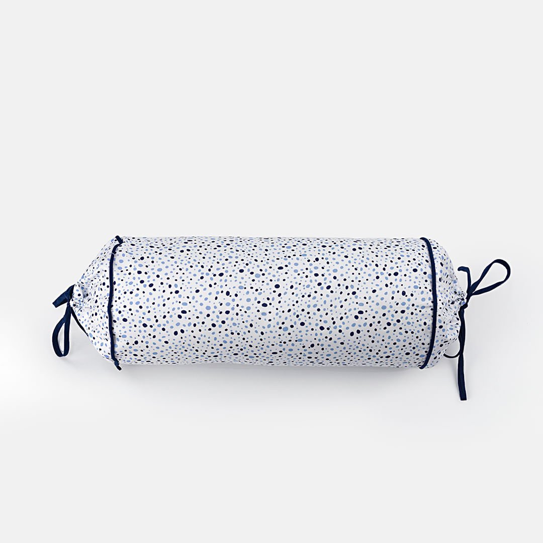 Capa para Rolo de Cama Emporio Twist Blue Gardenia