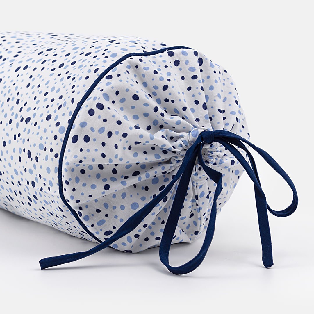 Capa para Rolo de Cama Emporio Twist Blue Gardenia - 2