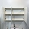 Espelho para Banheiro Armário 3 Portas com Fundo - 80cm - 3