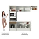 Ver imagem 6 de Armário de Cozinha Completa 240cm Branco/Rustic Diamante Madesa XA02