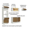 Ver imagem 5 de Armário de Cozinha Completa 240cm Branco/Rustic Diamante Madesa XA02