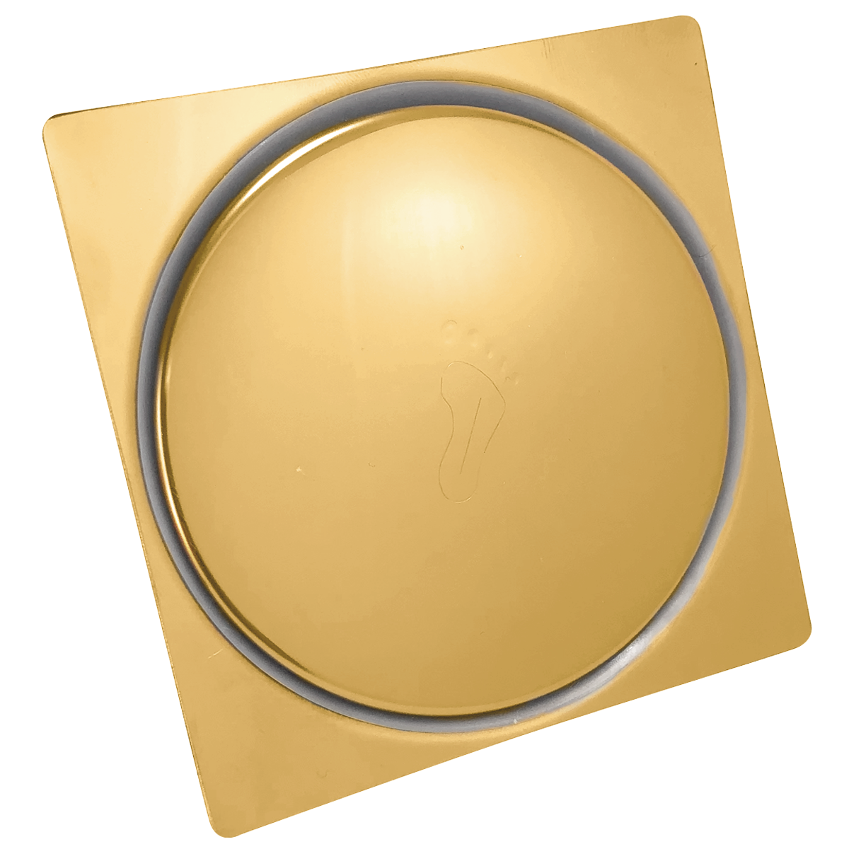 Ralo Click Quadrado 10x10cm Gold - 8