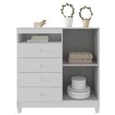 Ver imagem 5 de Quarto Bebê 3 Portas Ternura Baby e Mini Berço Moisés Alegria com Colchão - Incorplac