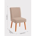 Ver imagem 5 de Cadeira de Jantar Moderna e Minimalista Maya Bouclé