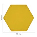 Ver imagem 3 de Cabeceira Painel Modulado Colmeia Blogueirinha Estofada 90Cm Solteiro Suede Amarelo