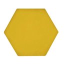 Ver imagem 4 de Cabeceira Painel Modulado Colmeia Blogueirinha Estofada 90Cm Solteiro Suede Amarelo