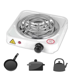 Fogão Elétrico 1 Boca Portátil Espiral 1000w Fogareiro 110v