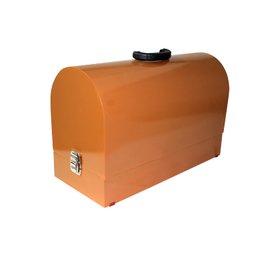 Baú de Madeira para Máquina Doméstica-cor Mel - 5