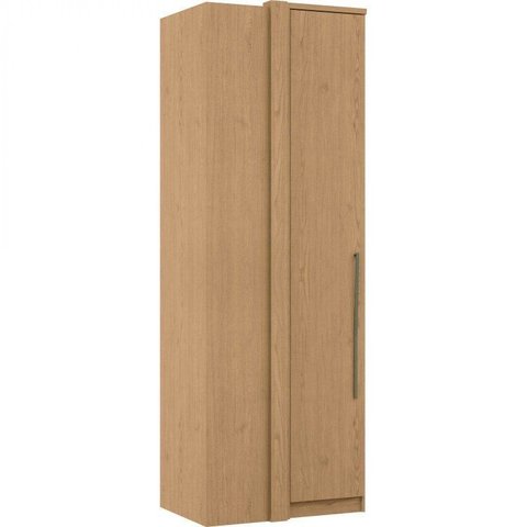 Guarda Roupa de Canto Reto 1 Porta Elegance Bege/Angelin