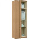 Ver imagem 2 de Guarda Roupa de Canto Reto 1 Porta Elegance Bege/Angelin