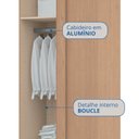 Ver mais imagens de Guarda Roupa de Canto Reto 1 Porta Elegance Bege/Angelin